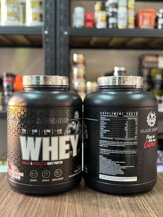Dexter jackson Black Series Isolate & Hydrolyzed Whey Protein 5 Lbs (76 Servings) - High Protein Supplement for Muscle Growth & Recovery (Chocolate Splash)