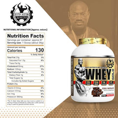 Dexter Jackson Signature Series Whey Gold - Isolate & Hydrolyzed Whey Protein Blend | Double Chocolate Flavor | 67 Servings, 2268G (5 Lbs)