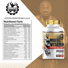 Dexter Jackson Signature Series Gold Multivitamin | Advanced Daily Formula | 865mg | 100 Serving