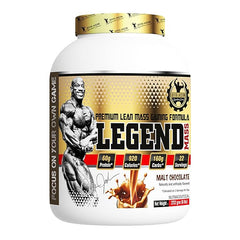 Dexter Jackson Legend Mass - Premium Lean Mass Gaining Formula | Malt Chocolate Flavor | 2722g, 6 lbs - Gain Muscle Mass Efficiently!
