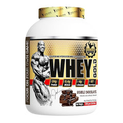 Dexter Jackson Signature Series Whey Gold - Isolate & Hydrolyzed Whey Protein Blend | Double Chocolate Flavor | 67 Servings, 2268G (5 Lbs)