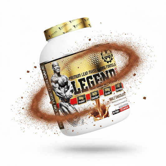 Dexter Jackson Legend Mass - Premium Lean Mass Gaining Formula | Malt Chocolate Flavor | 2722g, 6 lbs - Gain Muscle Mass Efficiently!