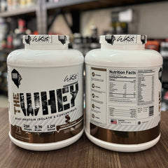 Gibbon White Series Whey Protein – Isolate & Concentrate | 25g Protein, 5g BCAAs, 1g Sugar | 71 Servings