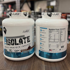 Gibbon White Series Isolate Whey Protein – 25g Protein, 0 Added Sugar, Chocolate Flavor | Fast-Absorbing Protein | 73 Servings