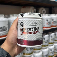 Gibbon White Series Creatine Monohydrate – 5000mg Pure Creatine | Unflavored | Muscle Strength, Power & Performance | 60 Servings