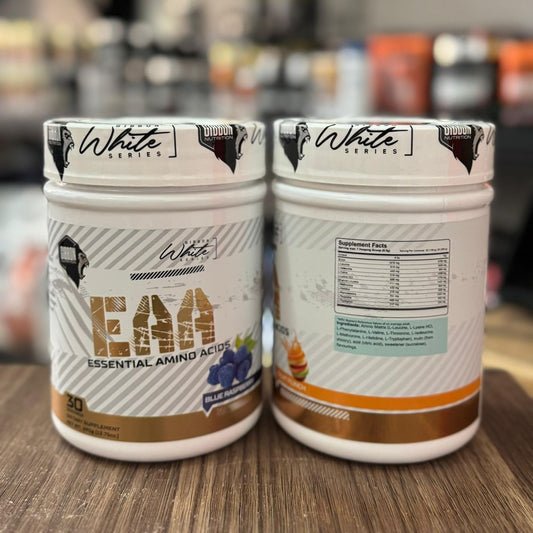 Gibbon White Series – EAA Essential Amino Acids | Blueberry Flavour | Muscle Recovery & Hydration | 30 Servings