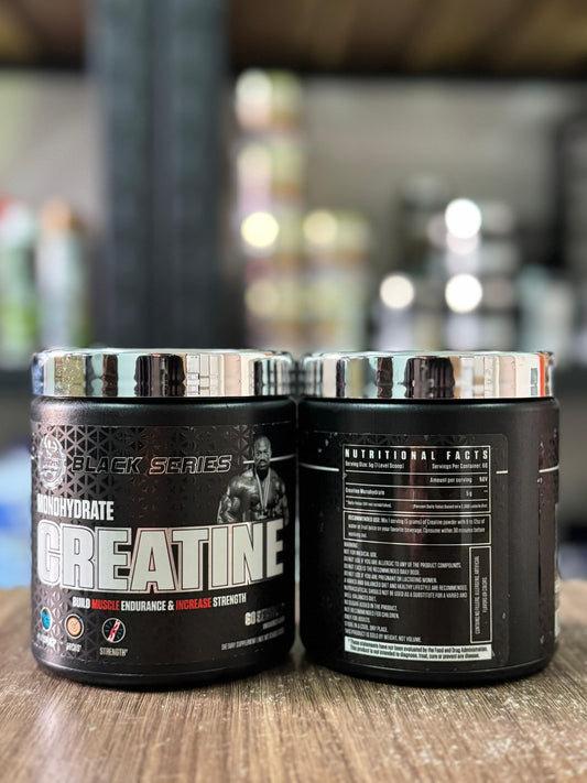 Black Series Creatine Monohydrate - Unflavored, 300g-100 Servings